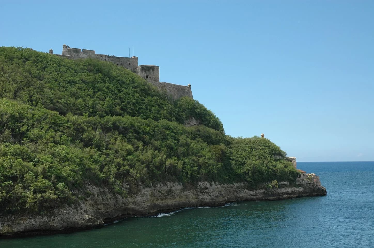 San Pedro de la Roca castle above the bay at Santiago de Cuba